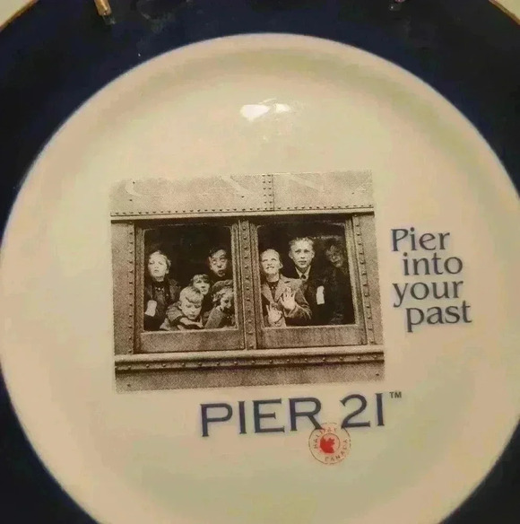 Pier 21  Souvenir Plate. Authentic Trademark. - Picture 4 of 4